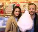 Alice David, Pierre-François Martin-Laval et une barbe à papa à la Foire du Trône, Paris, le 5 mai 2013.