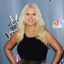 Christina Aguilera à la première de la 4e saison de The Voice, le 20 mars 2013 à Los Angeles.