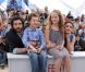 Jeanne Jestin, Bérénice Bejo, Tahar Rahim et Elyes Aguis au photocall du film "Le Passé" lors du 66e Festival International du Film de Cannes le 17 mai 2013