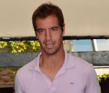 Richard Gasquet au Village Roland-Garros lors de la 11e journée des internatinaux de France le 5 juin 2013