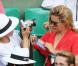 Vahina Giocante lors du onzième jour des Internationaux de France à Roland-Garros, le 5 juin 2013