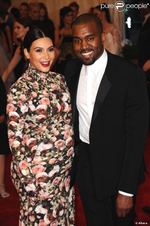 Kim Kardashian et Kanye West au MET Gala à New York, le 6 mai 2013.