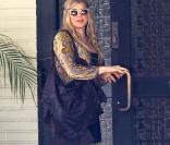 Fergie : Hippie girl enceinte et funky avec son homme pour la Fête des pères