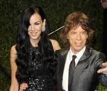 Mick Jagger et L\'Wren Scott : Après une grande blonde (Jerry Hall), c\'est désormais d\'une grande brune qu\'il est amoureux !<br />