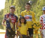 Carlos Sastre, Cadel Evans et Bernahrd Kohl, le podium du Tour !