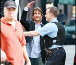 Patrick Swayze dans ses oeuvres sur le tournage de The Beast