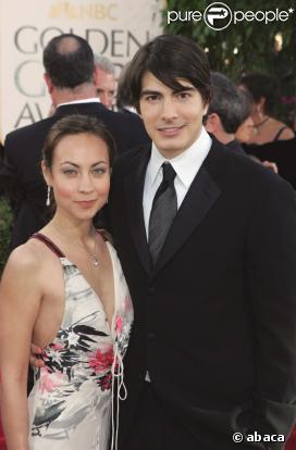 Brendan Routh et Courtney Ford, l'an dernier, aux Golden Globe Awards