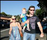 Tori Spelling en famille à Malibu