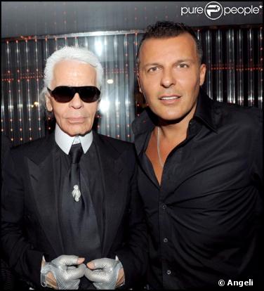 Karl Lagerfeld et Jean Roch