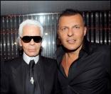 Karl Lagerfeld et Jean Roch