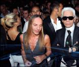 John Galliano et Karl Lagerfeld