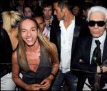 John Galliano et Karl Lagerfeld
