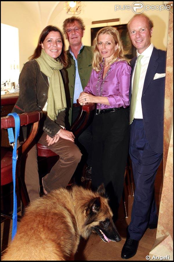 Caroline et Ernst August de Hanovre avec Sabine et Wolfgang Koechert