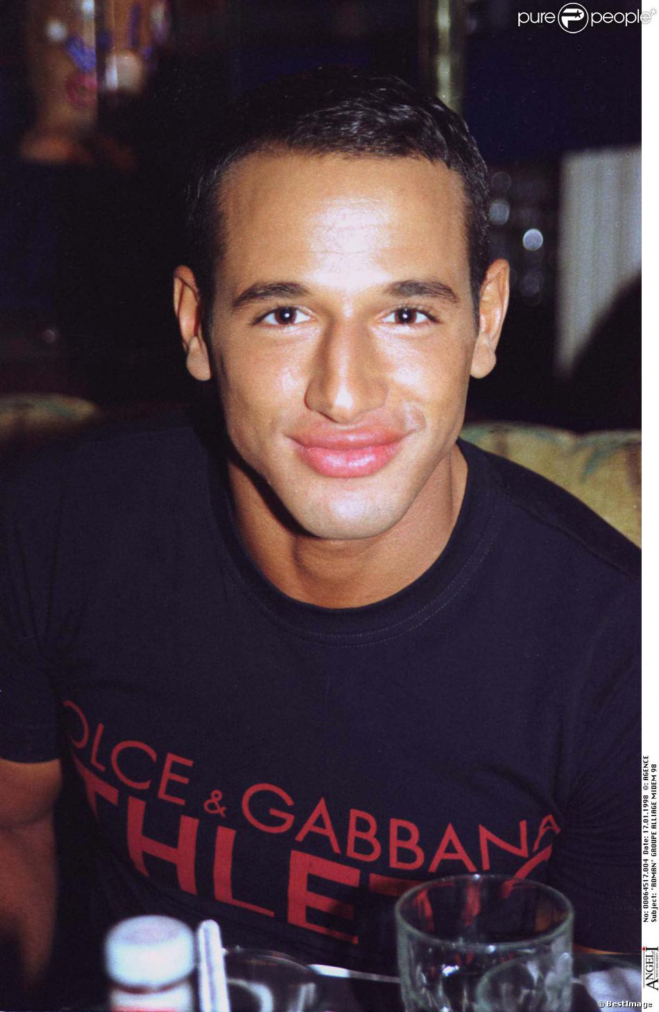 Quentin Elias en 1998 à Cannes