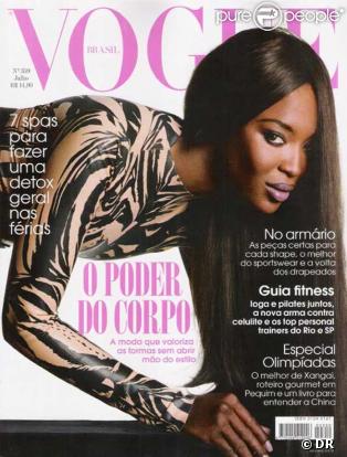 Naomi Campbell pour Vogue