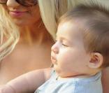 Christina Aguilera et son fils Max Liron Bratmanà N.Y.C