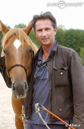 Thierry Lhermitte et Sultan, son fidèle destrier !