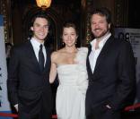 Jessica Biel, entourée de Ben Barnes et Colin Firth