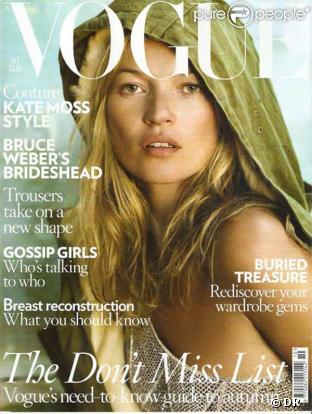 Kate Moss pour Vogue UK