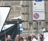 George Clooney à Milan pour une publicité Honda