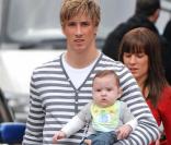 Fernando Torres, sa compagne Olalla, et... un bébé