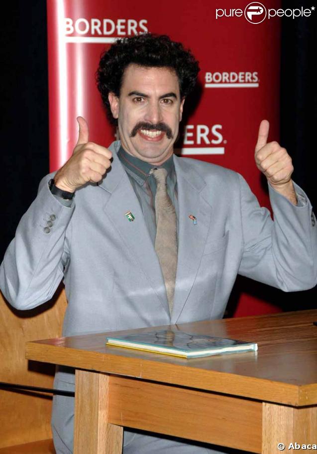 Sacha Baron Cohen dit Borat