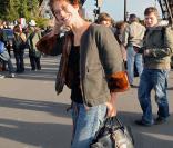Jane Birkin fait sa star sous la Tour Eiffel