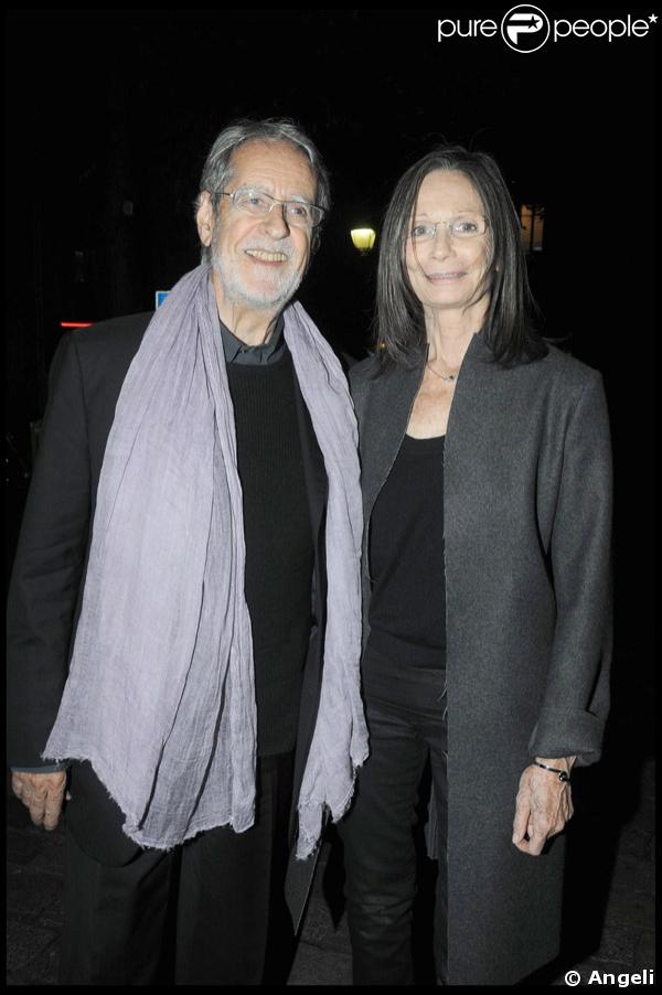 Edouard Molinaro et sa femme