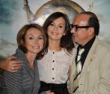 Karl Zéro, son épouse Daisy d'Errata, et leur fille Anaïs Tellenne