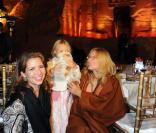 La princesse Haya Bint Al Hussein avec Nicoletta Montovani, veuve de Luciano Pavarotti, assiste avec leur fille Alice au concert hommage donné à sa mémoire