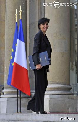 Rachida Dati à l'Elysée le 13/10/08
