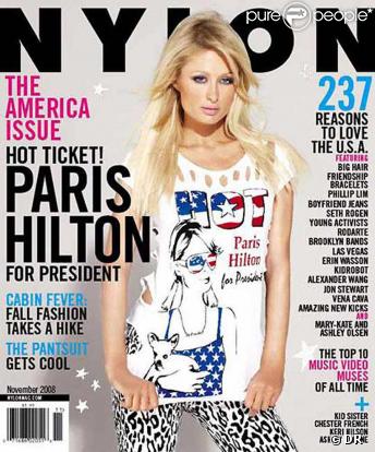 Paris Hilton dans le magazine Nylon