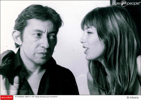 Serg Gainsbourg et Jane Birkin
