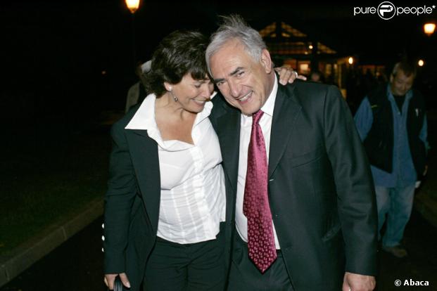 Anne Sinclair et son mari Dominique Strauss-Kahn