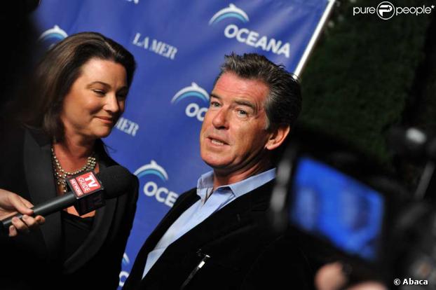 Pierce Brosnan et sa femme