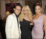 Jennifer Lopez, Marc Anthony et Donatella Versace