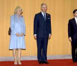 Le prince Charles et Camilla Parker Bowles arrivent au Japon