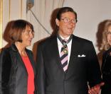 Christine Albanel, Roger Moore et sa femme