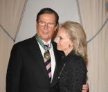 Roger Moore et sa femme