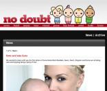 Site internet ou est presente la premiere photo officielle de Gwen Stefani avec son bebe Zuma