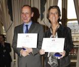 Jean-Michel Aphatie et Arlette Chabot