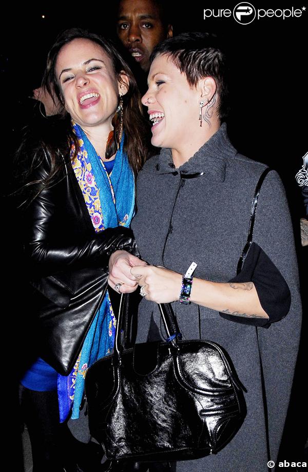 Pink et Juliette Lewis à l'after du concert évènement de Led Zeppelin