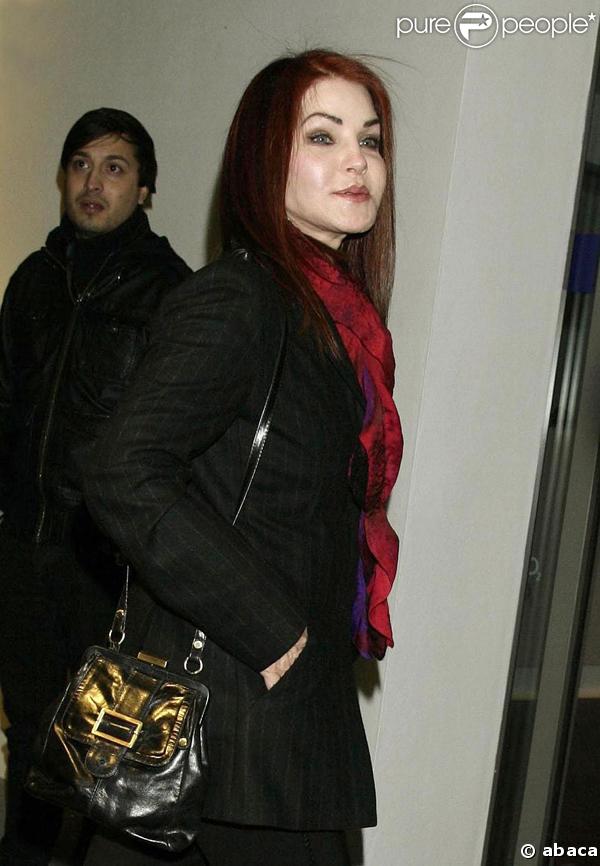 Priscilla Presley au concert évènement de Led Zeppelin
