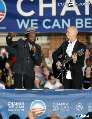 Will.i.am continue à s'enthousiasmer pour Obama