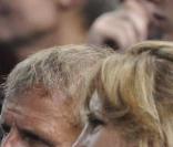PPDA et Florence Schaal dans les tribunes de Paris Bercy