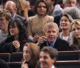 PPDA et Florence Schaal dans les tribunes de Paris Bercy
