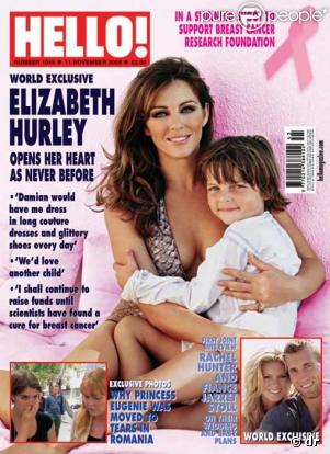 Liz Hurley pour Hello