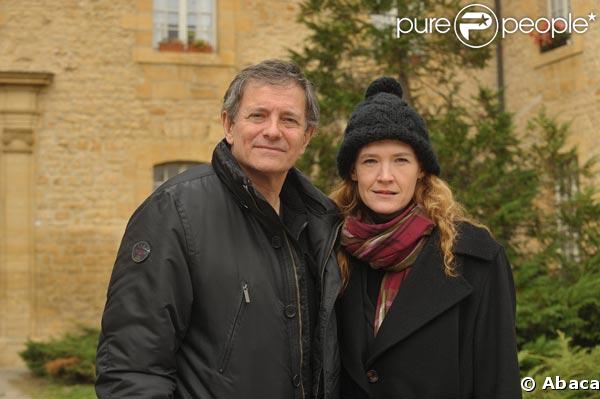 Francis Huster et Julika Jenkins