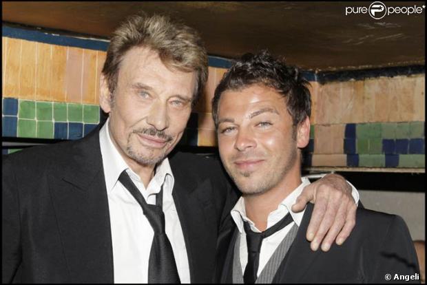 Johnny Hallyday et Christophe Maé