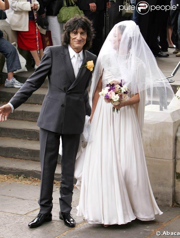 Leah et son père Ronnie Wood